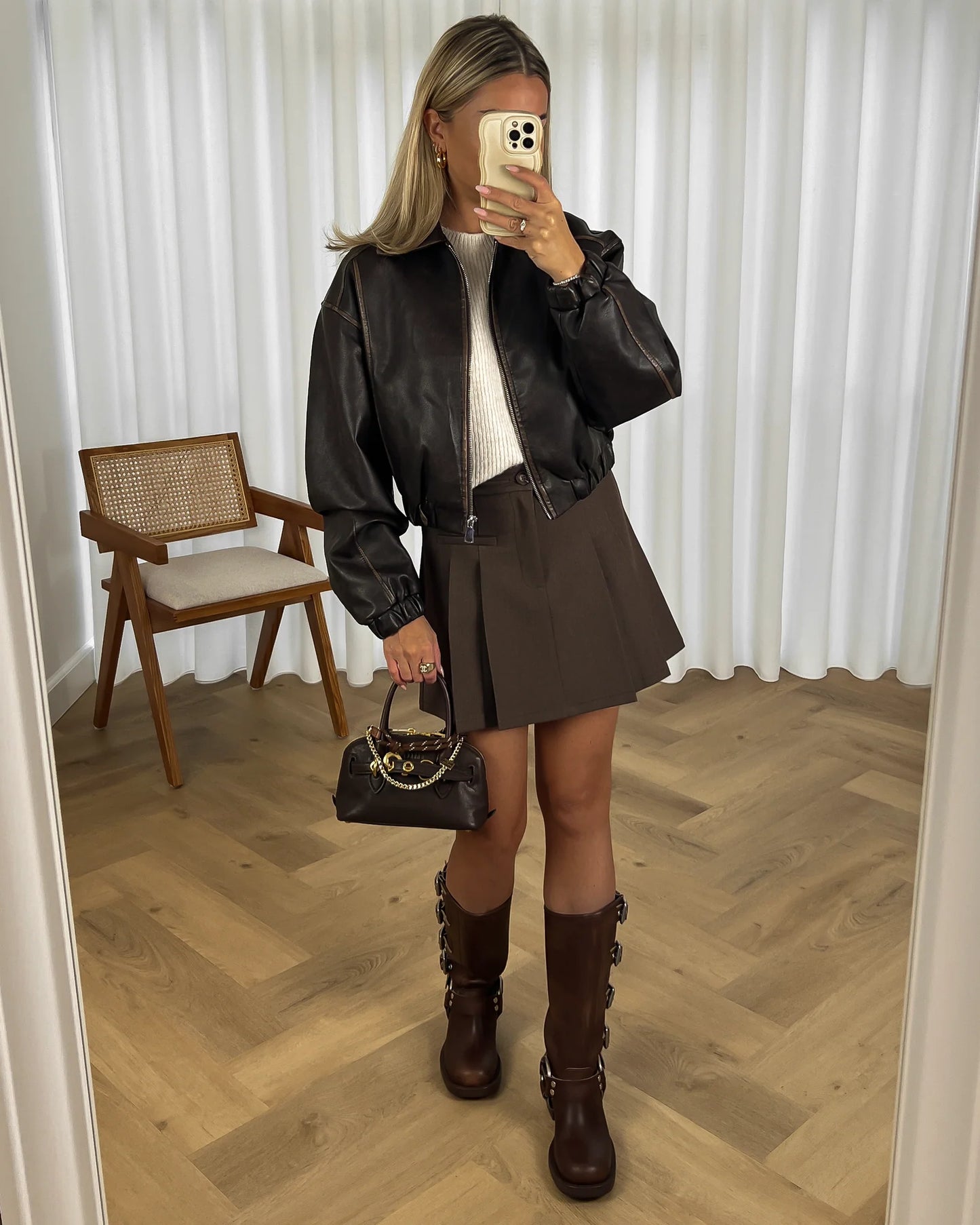 Clémence | Leather Jacket