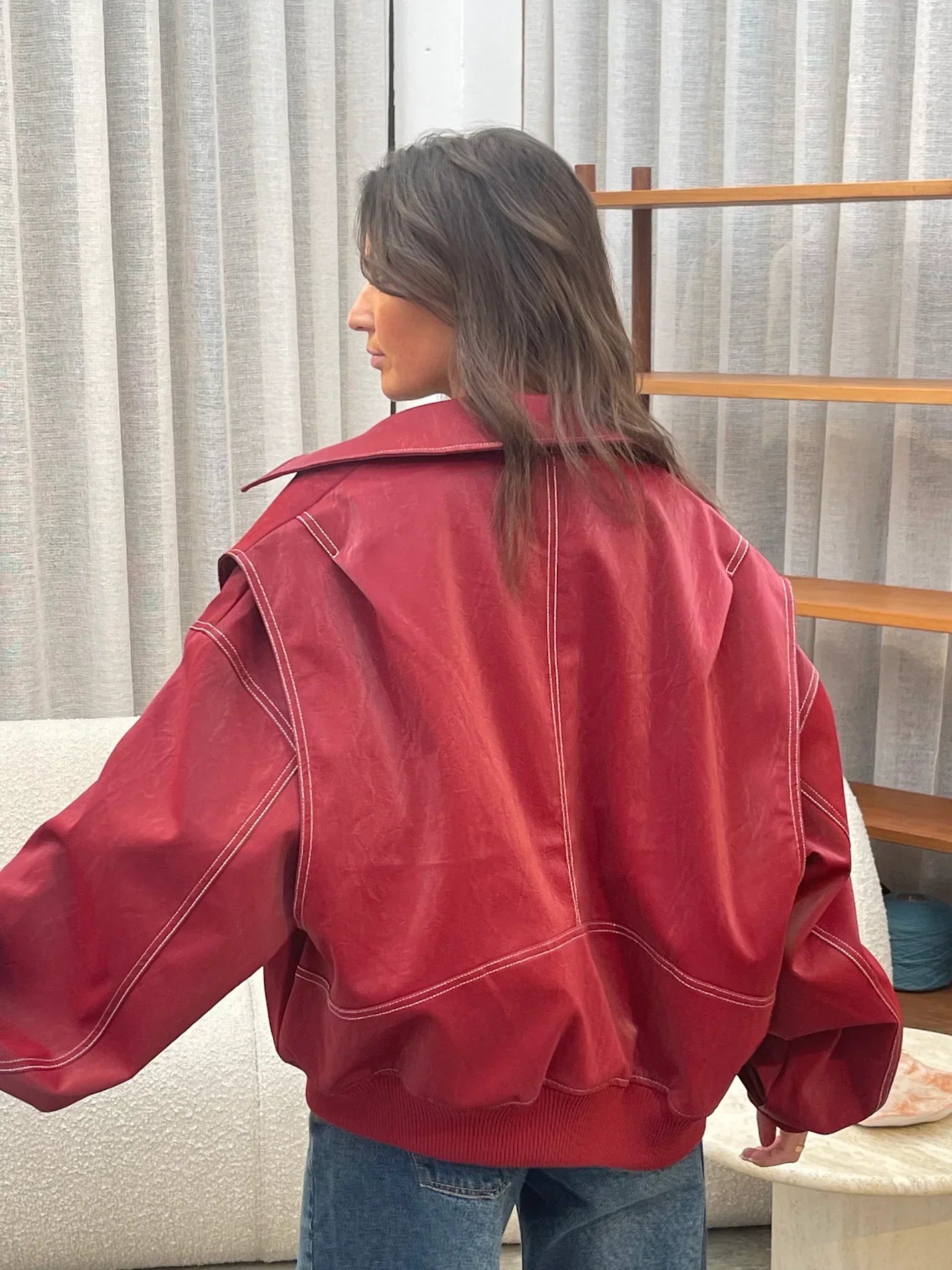 Amélie | Burgundy Jacket