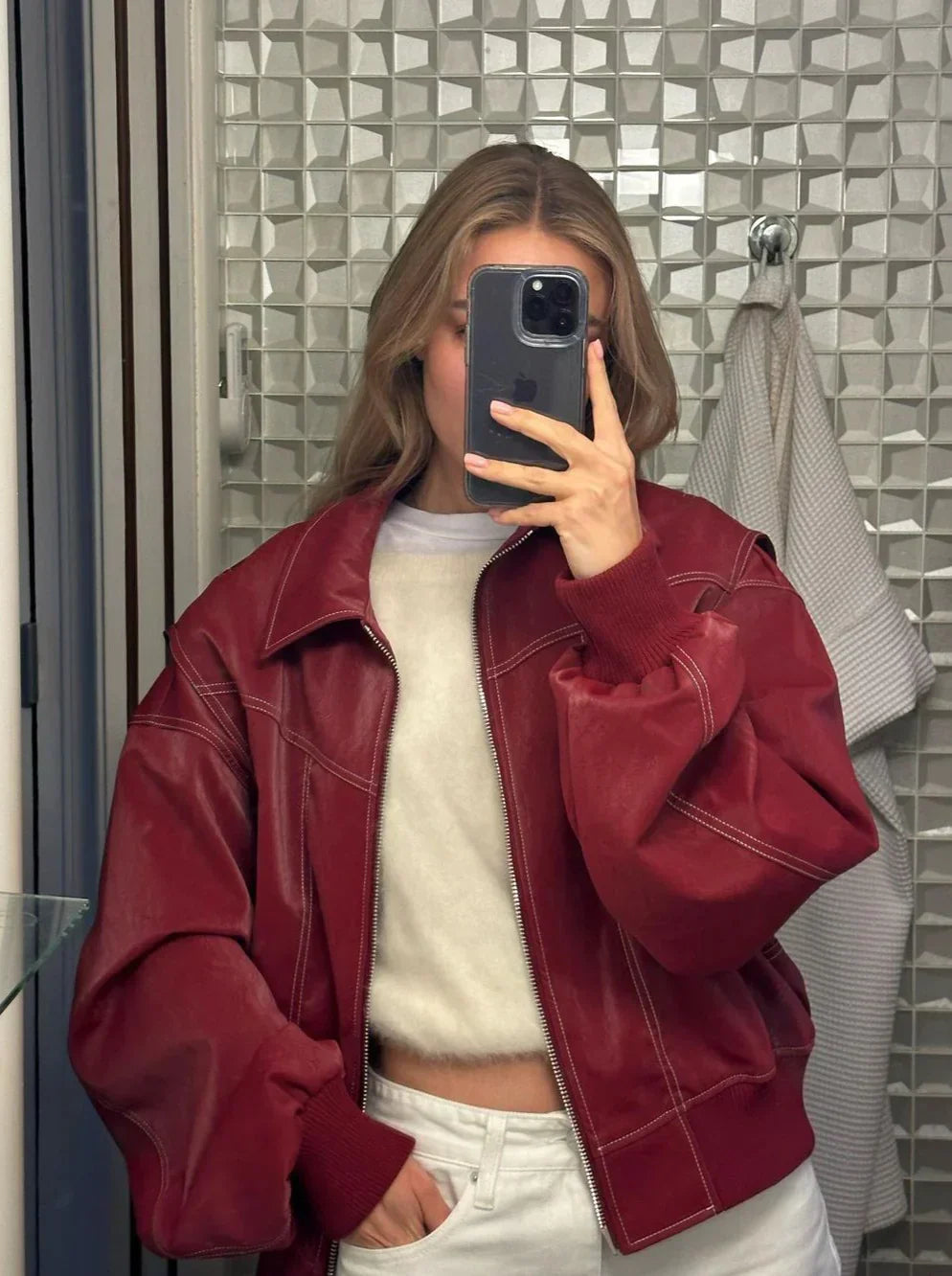 Amélie | Burgundy Jacket
