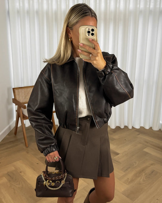 Clémence | Leather Jacket